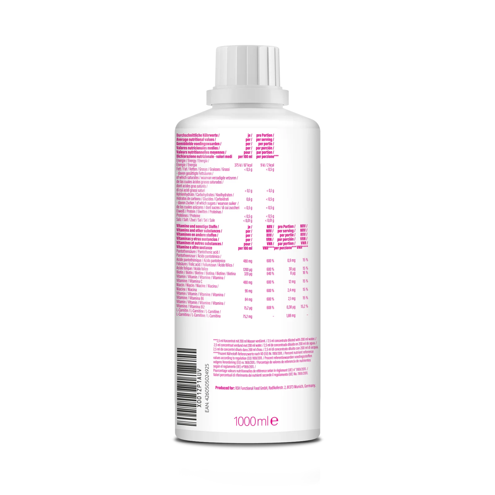 GYMQUEEN Zero Drink (1000ml) - Image 15