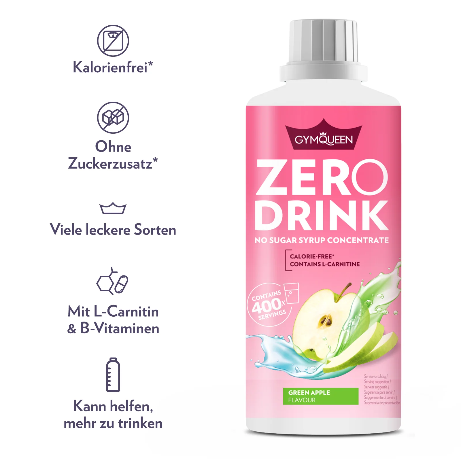 GYMQUEEN Zero Drink (1000ml) - Image 17