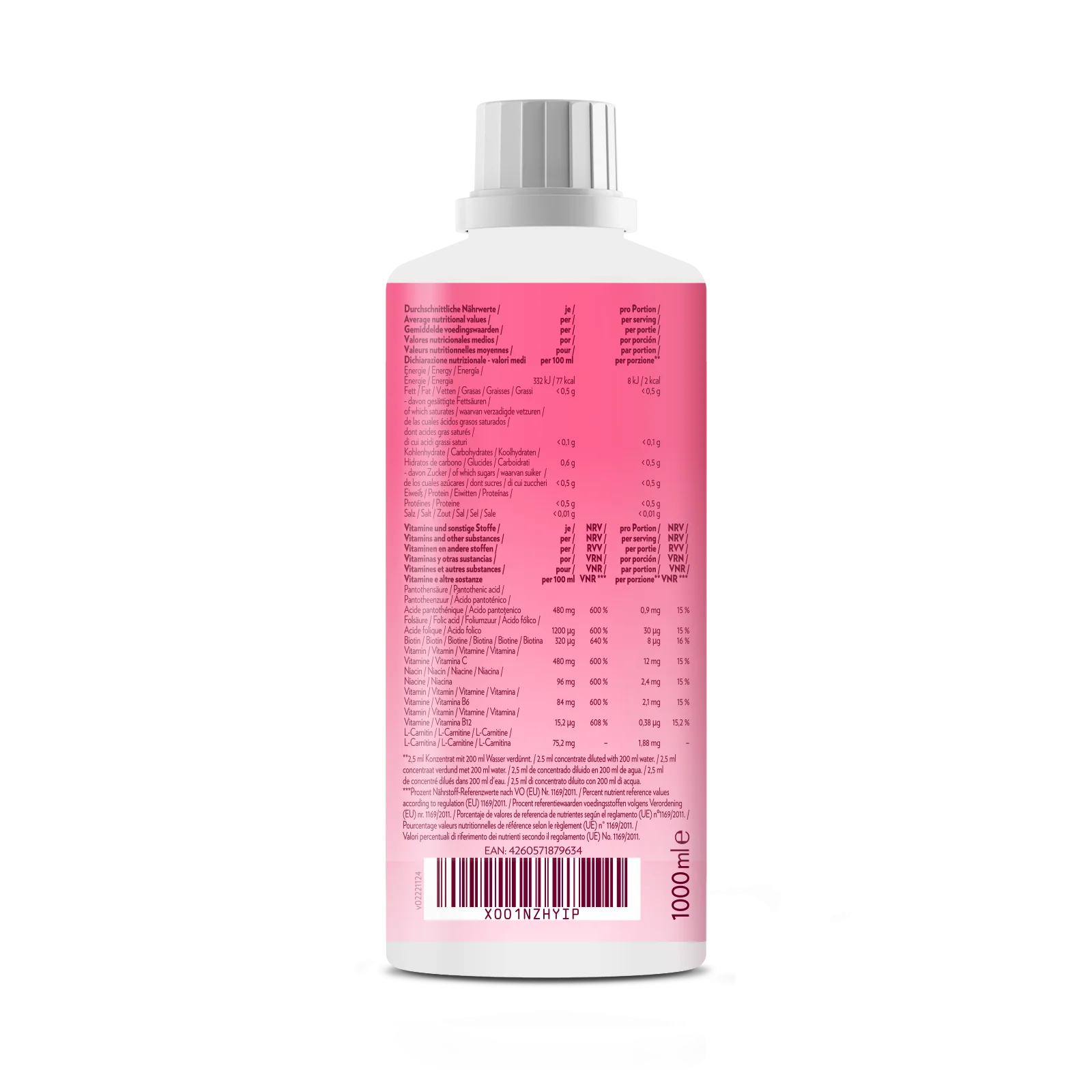 GYMQUEEN Zero Drink (1000ml) - Image 8