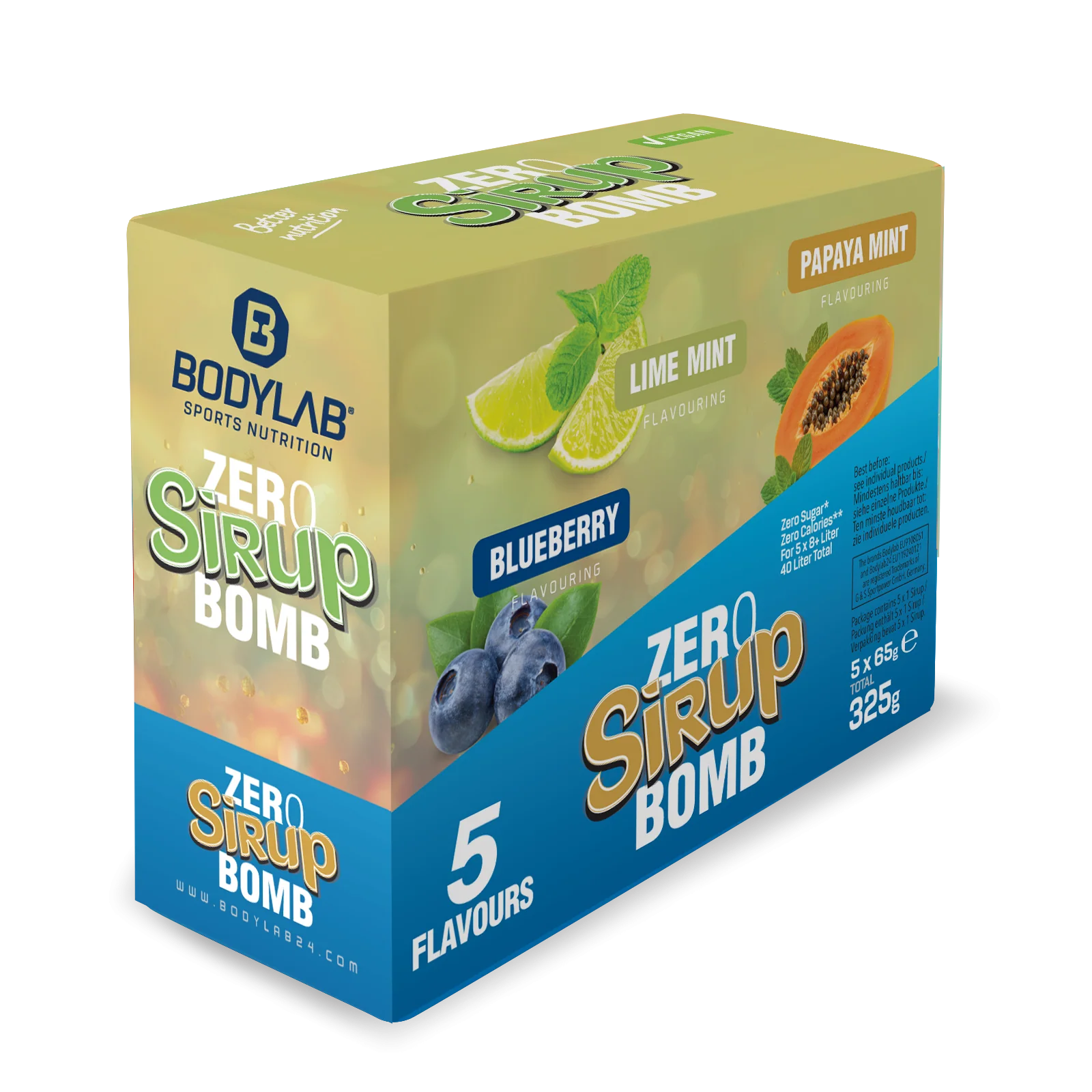 ZERO Sirup BOMB 1.0 - 4.0 Box  (5x65ml) - Image 32