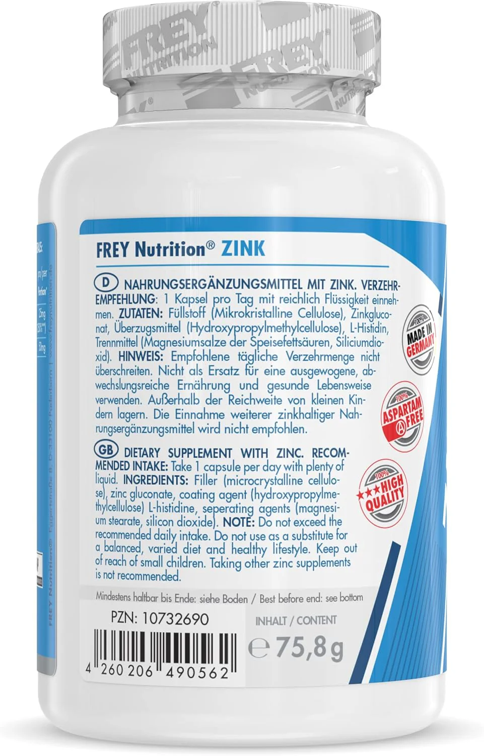 Zinc (120 capsules) - Image 2