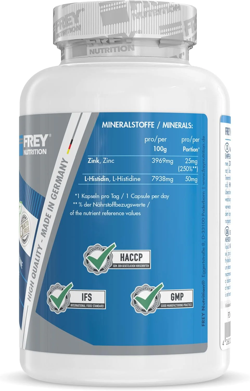 Zinc (120 capsules) - Image 3